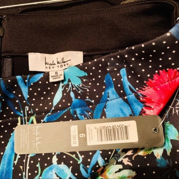 Nicole Miller New York Mix Print Pencil Skirt - Picture 7 of 7